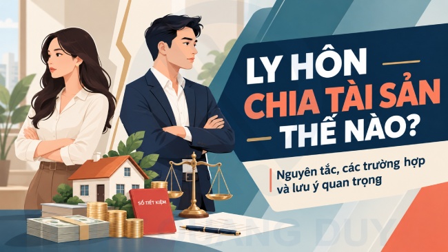 Luật chia tài sản sau ly hôn mới nhất